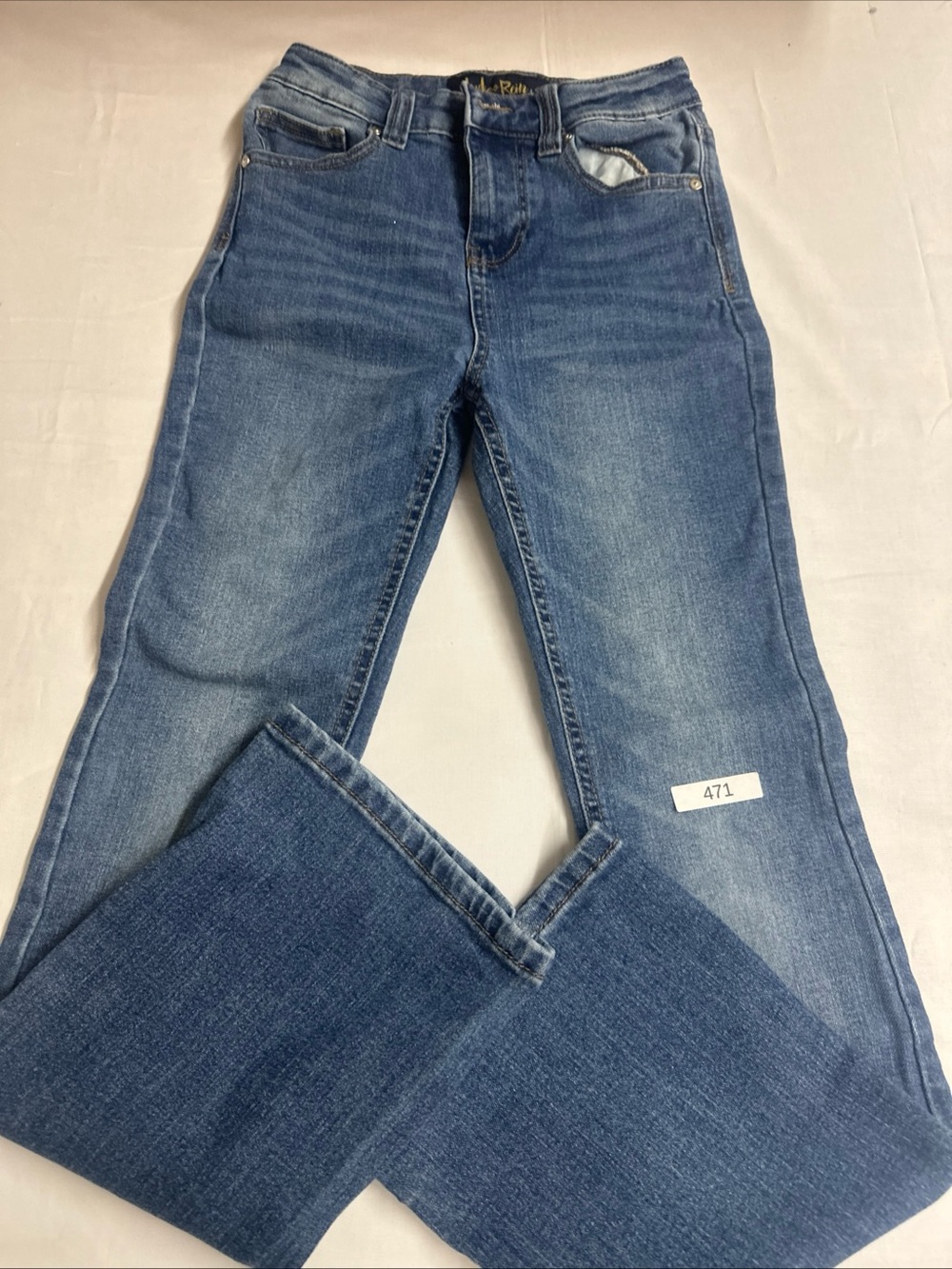 Classic Blue Girls Straight-Leg Jeans